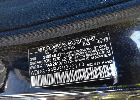 2014 Mercedes-Benz C 300 Luxury 4Matic/Sport 4Matic из США, поврежденный, VIN WDDGF8AB9ER325119